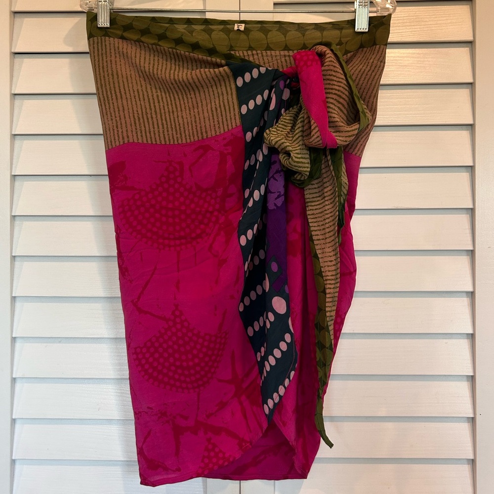 SUNCHILD Silk Wrap Skirt